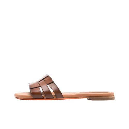 Santoni Open-toe Flat Slides