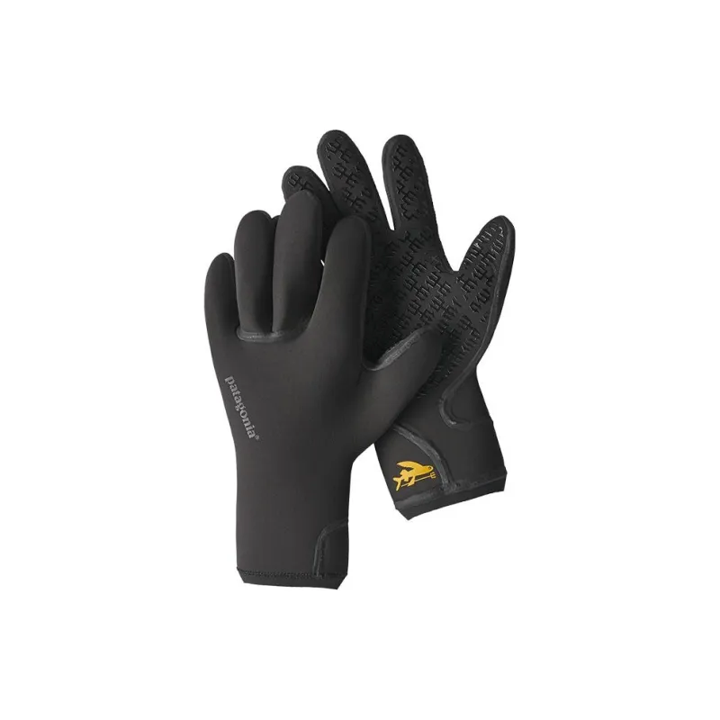 Patagonia Yule Water Ski Gloves Unisex Black-0