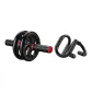 [Chest and Abdomen Combination]Dual Wheel Abdominal Roller+Push-Up Stand
