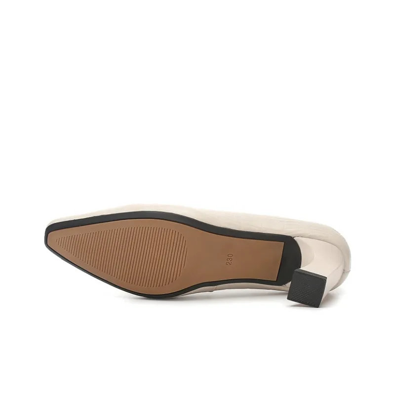 QUICHESHOES Chunky Heel High Heels 5.5cm Women's-4
