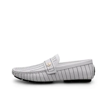Abango Gommino Loafers Unisex White/Black/Blue/Gray