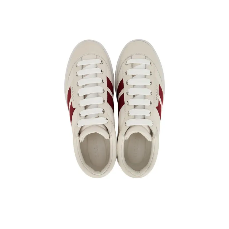 BALLY Low Top Skateboard Shoes Men's Beige-4