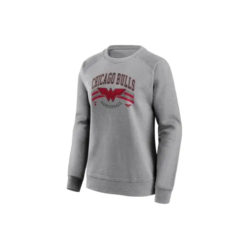 Fanatics X NBA Chicago Bulls Sweatshirts Men Gray