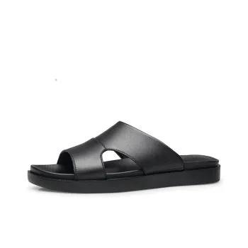The Bull's House Slide Slippers Men's Black