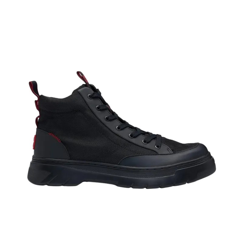 HUGO BOSS High Top Casual Shoes Men's Black-1