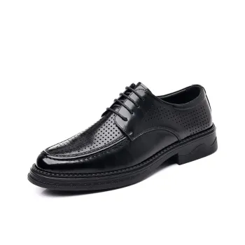 Mulinsen Dress Shoes Men Low Top Black