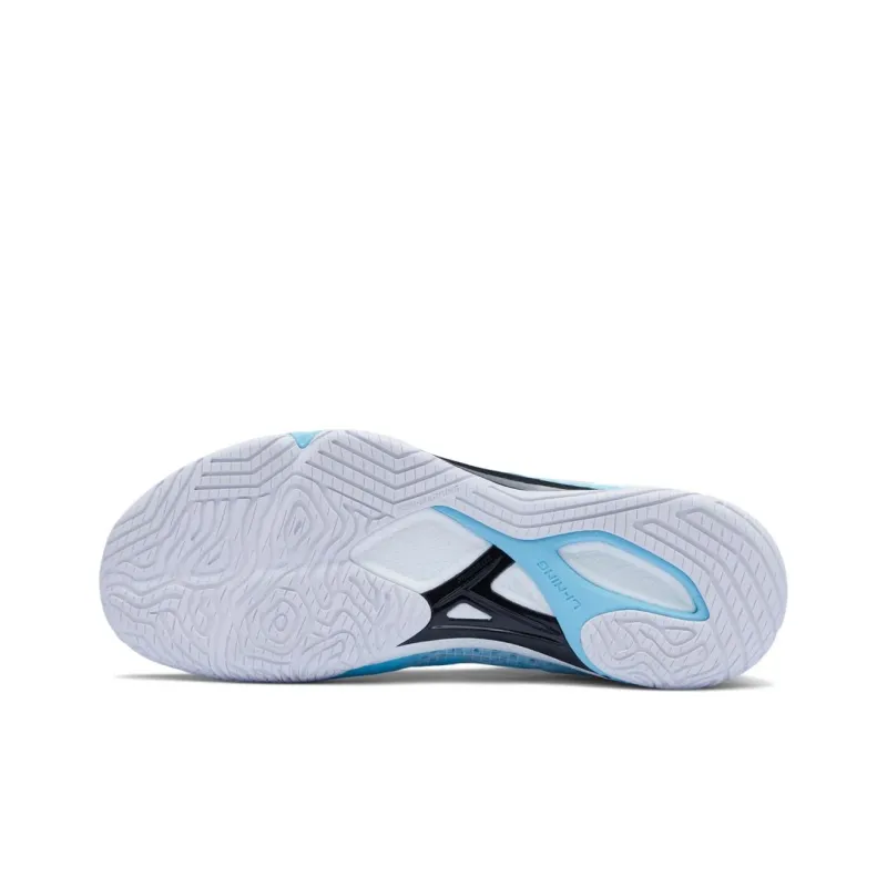 LiNing Anti-Slip Wear-Resistant Breathable Rebound Low-Top Badminton Shoes Unisex Blue-5