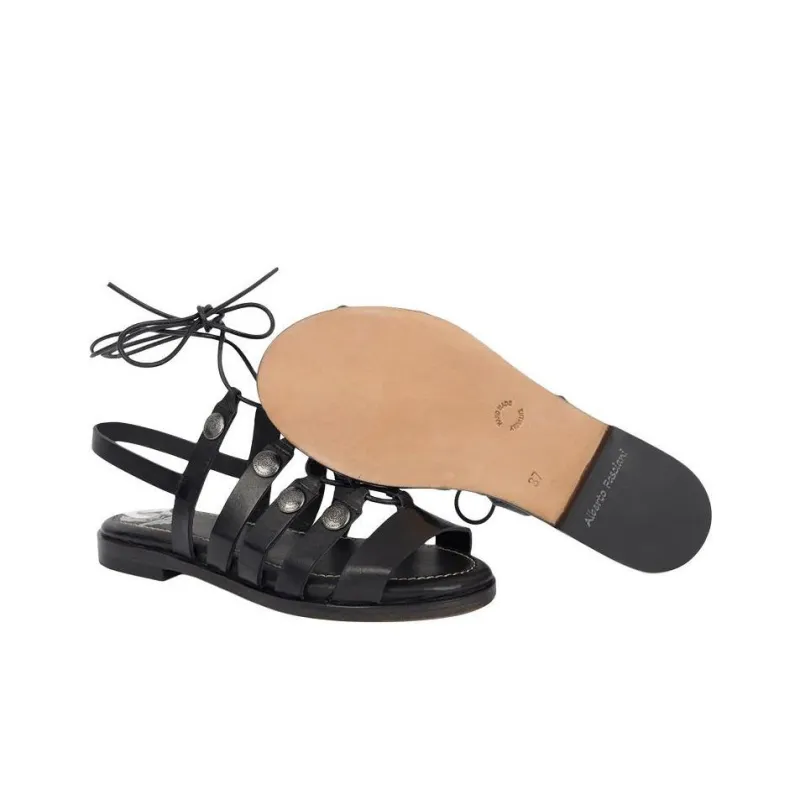 Alberto Fasciani FELICIA 84044 Roman Sandals Women's Black-5