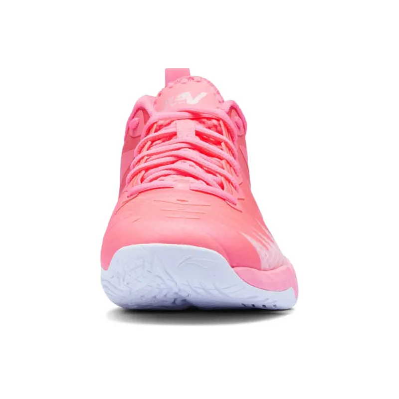 LiNing Harrier Hawk Slip-Resistant Breathable Rebound Low-Top Badminton Shoes Unisex Pink-2