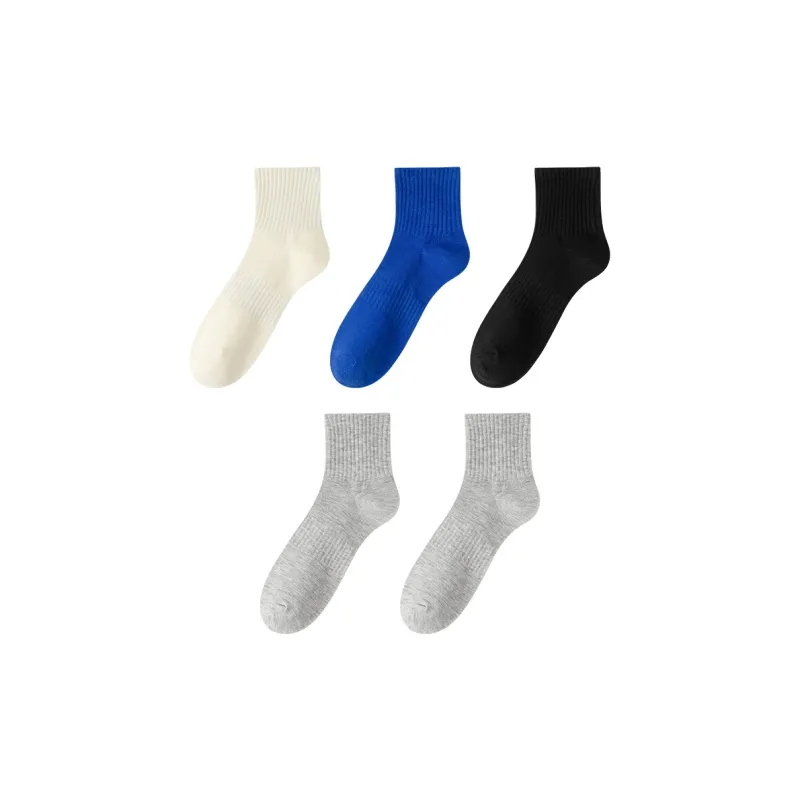 MIIOW Mid Calf Socks Unisex 5 Pack-2