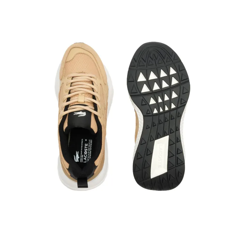 LACOSTE Low Top Casual Shoes Women's Light Brown-6