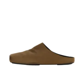 UMA WANG Square-toe Leather Mules