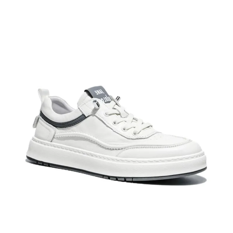 JANE HARLOW Low-Top Skateboard Shoes Men's White Gray-3