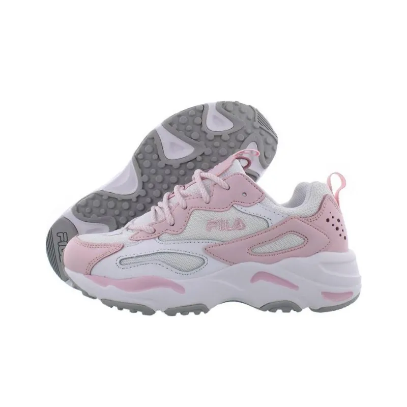 FILA Cushioning, Wear Resistant Low Top Casual Shoes Women's White Pink-2
