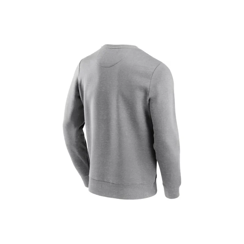 NBA Oklahoma City Thunder Christmas Jumper Graphic Crew Sweatshirt Men's Gray-1