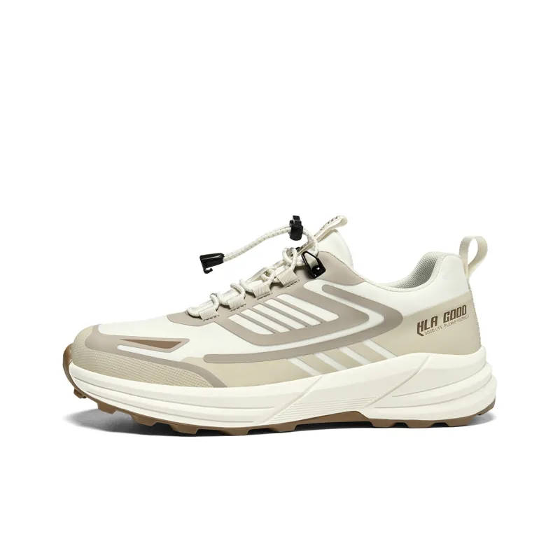 HLA Trendy Versatile Breathable Height Increasing Athletic Shoes-Lace-Free Casual Shoes Chunky Sneakers Men's-7