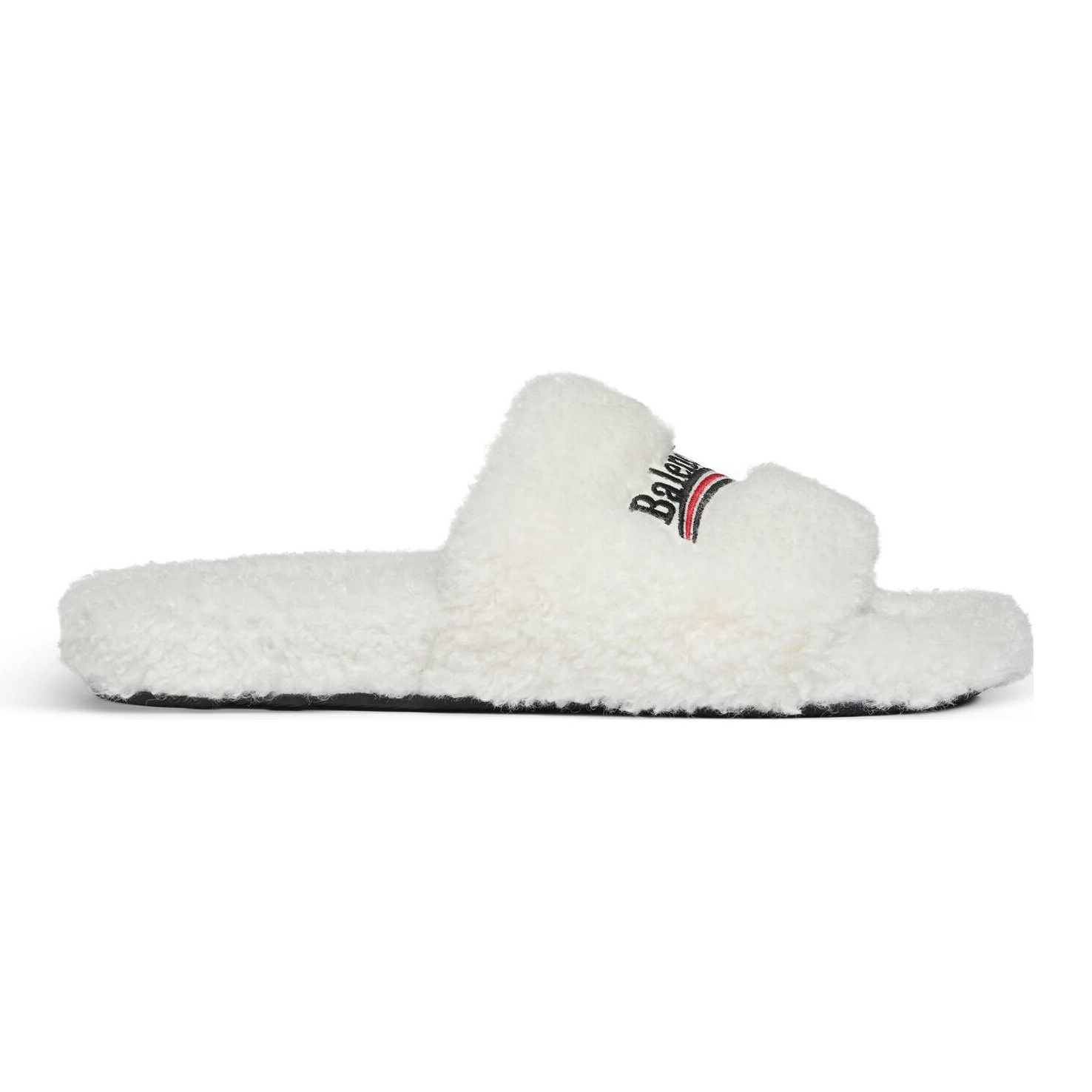 Balenciaga slippers white hotsell