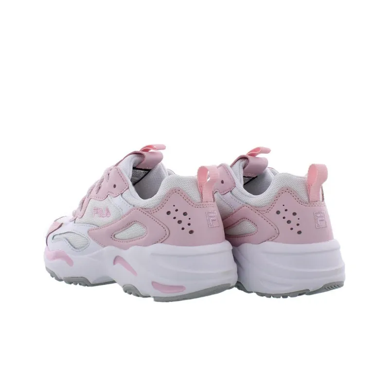 FILA Cushioning, Wear Resistant Low Top Casual Shoes Women's White Pink-3