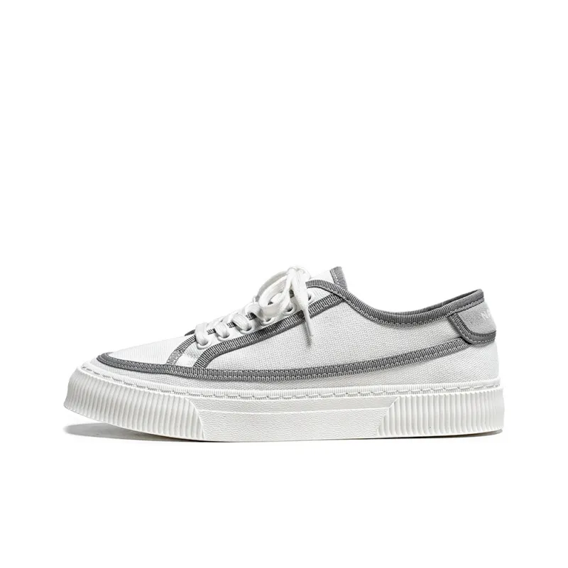 Rummaden Anti-Slip Wear-Resistant Lightweight Breathable Low-Top Canvas Shoes Men's-4