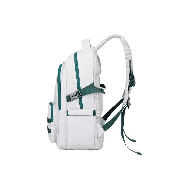 ZUOFEIFAN Nylon Backpacks Unisex Gray Green/Gray Purple-2