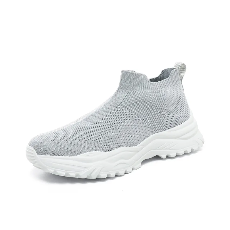 SENGUIBUCK Breathable Lightweight Low-Top Casual Shoes Men's Gray-0