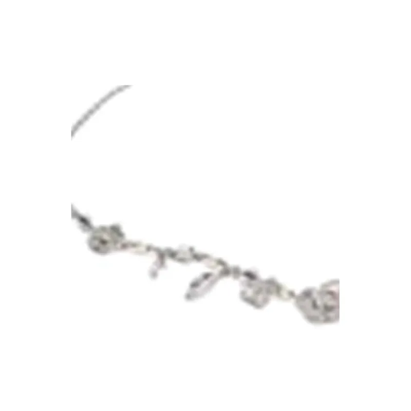 CHANEL Solid Color Design Resin Belt Unisex Silver-2