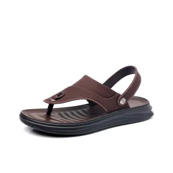 Poitulas Beach Sandals Men Black, Brown
