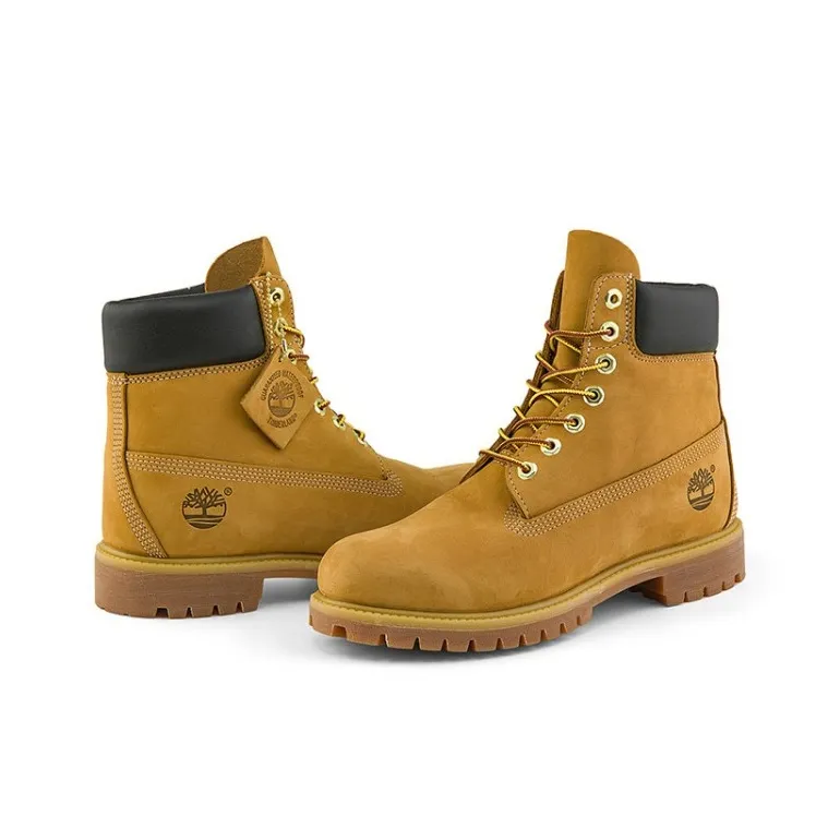 Timberland PREMIUM Water Resistant Short Outdoor Boots High Top Unisex Wheat-4