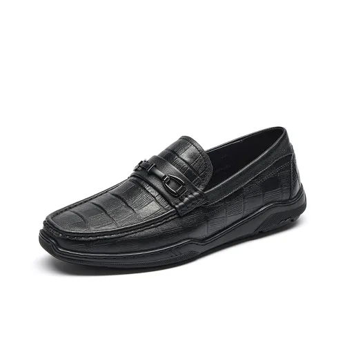 SEVEN Men's Casual Shoes Men Low-Top Black