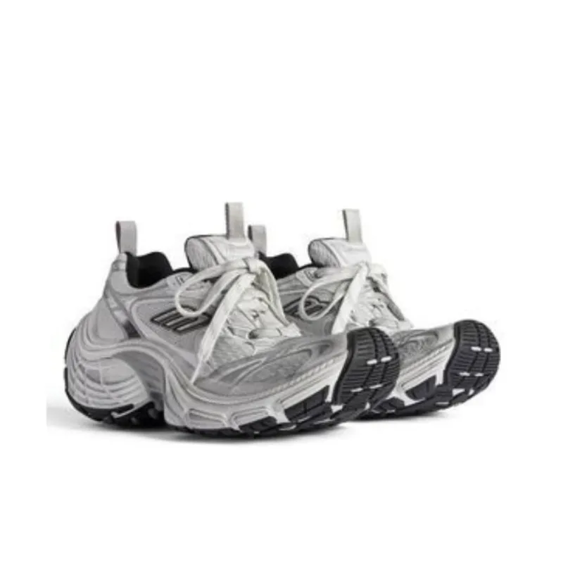 Balenciaga 10XL Height Increasing Low-Top Chunky Sneakers Men's Gray Showpiece-2