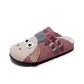 Brick Red Animal Closed Toe