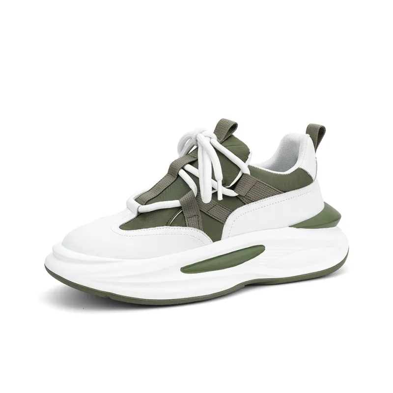 Yalu Anti Slip Wear Resistant Low Top Chunky Sneakers Men's-0