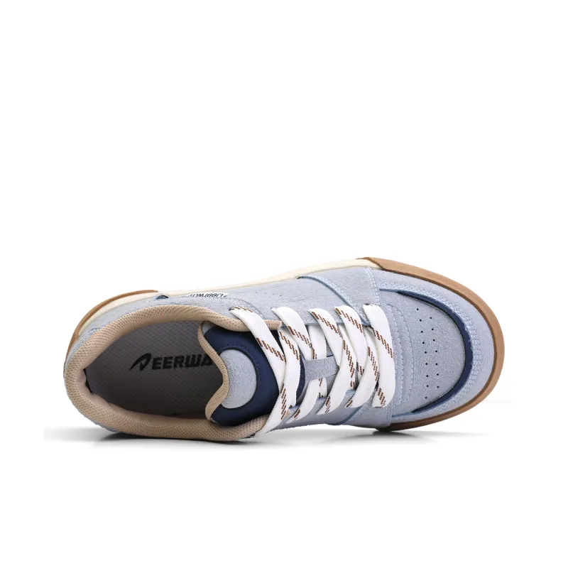DEERWAY Cushioning Coverage Height Increasing Wear-Resistant Lightweight Breathable Low-Top Skateboard Shoes Women's-3