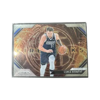 PANINI Mavericks Luka Doncic 77 Fireworks Parallel Rare Card Sports Cards 1 Pc