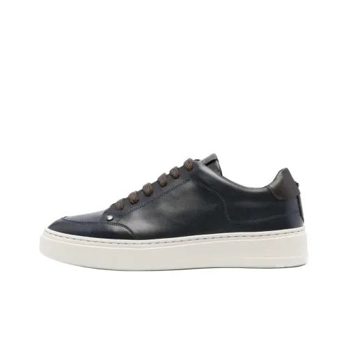 Canali Two-tone Lace-up Sneakers