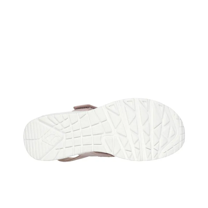 Skechers Uno Beach Sandals Women's Pink White-4