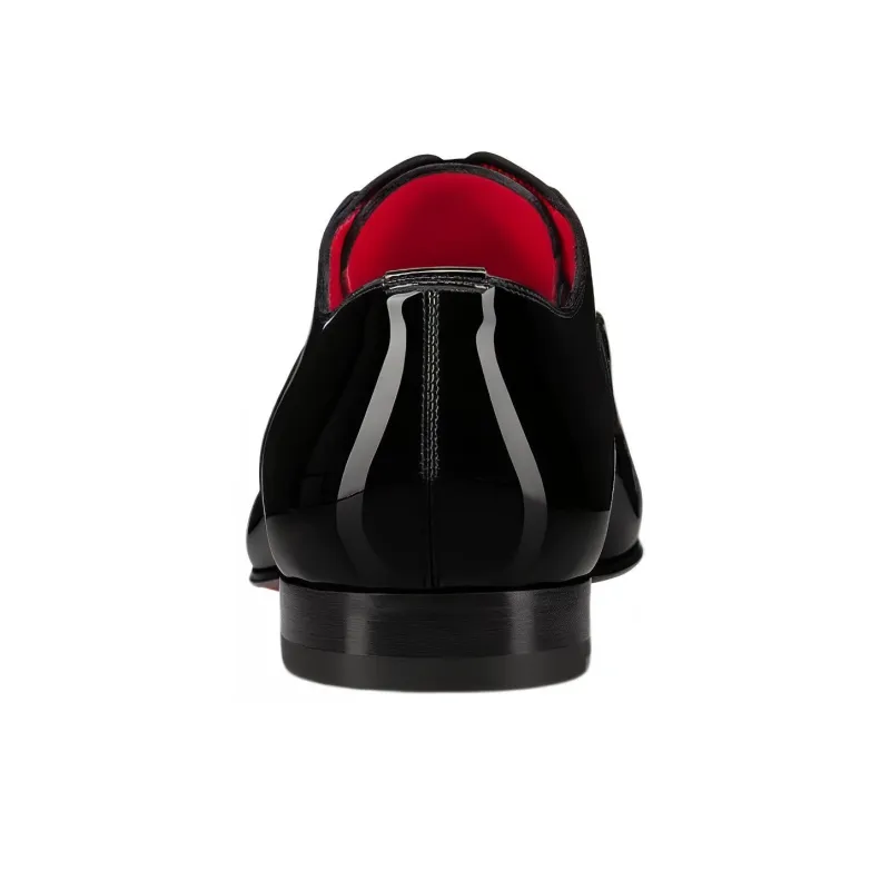 CL LUBOTING Flat Shoes Men's Black-3