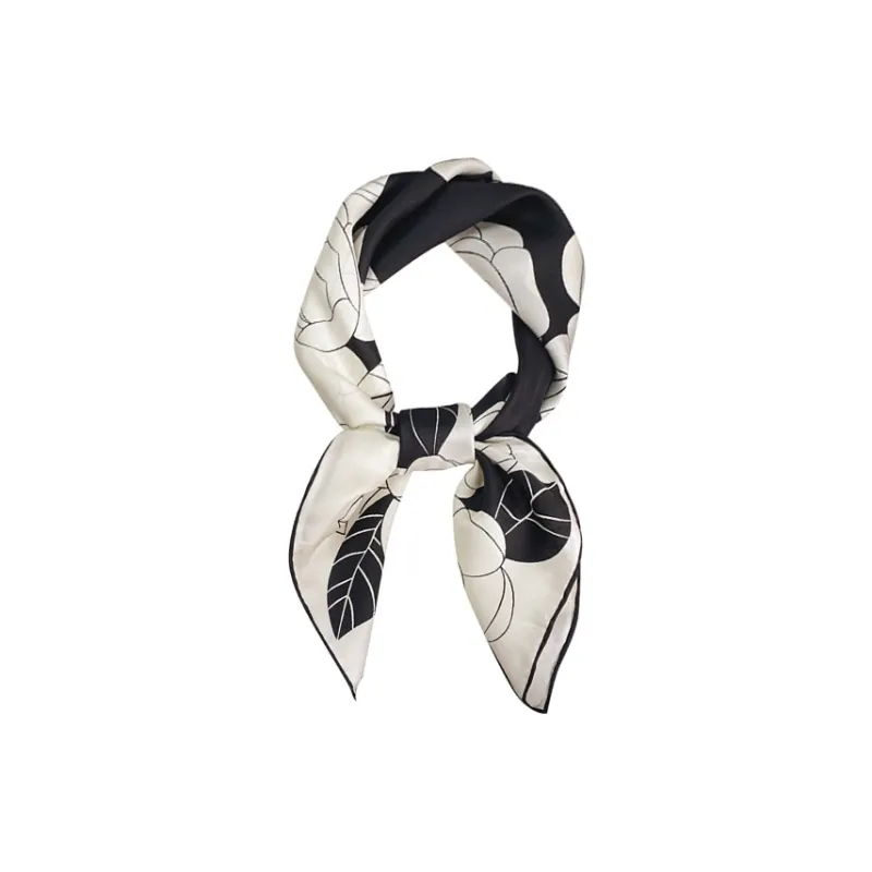 MITHAOL KUSC 100% Mulberry Silk Scarves Women's-1