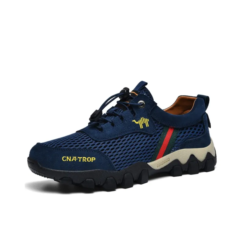 Pilot the camel Outdoor Shoes Men Low Top Black, Dark Blue, Brown-3