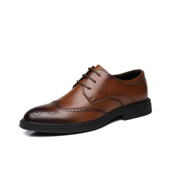 Mulinsen Dress Shoes Men Low Top Black