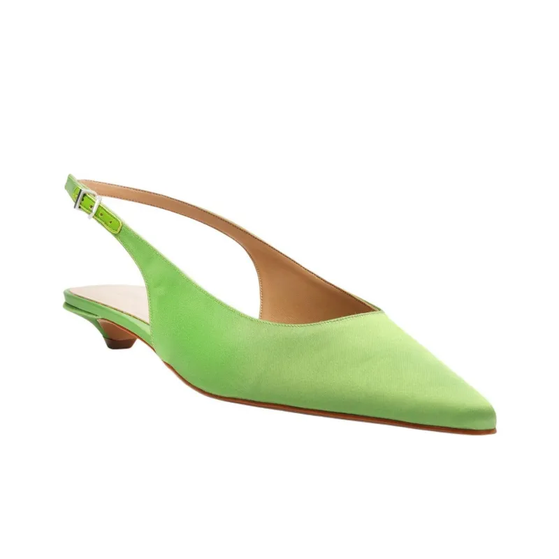 Schutz Evan Flat Casual Single Shoes 3cm Women's Green-2