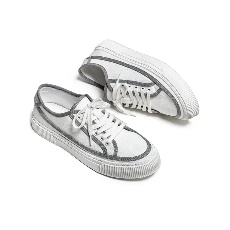 Rummaden Anti-Slip Wear-Resistant Lightweight Breathable Low-Top Canvas Shoes Men's-6