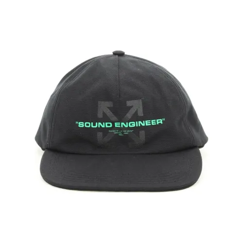 OFF WHITE Cotton Baseball Caps Men's Black