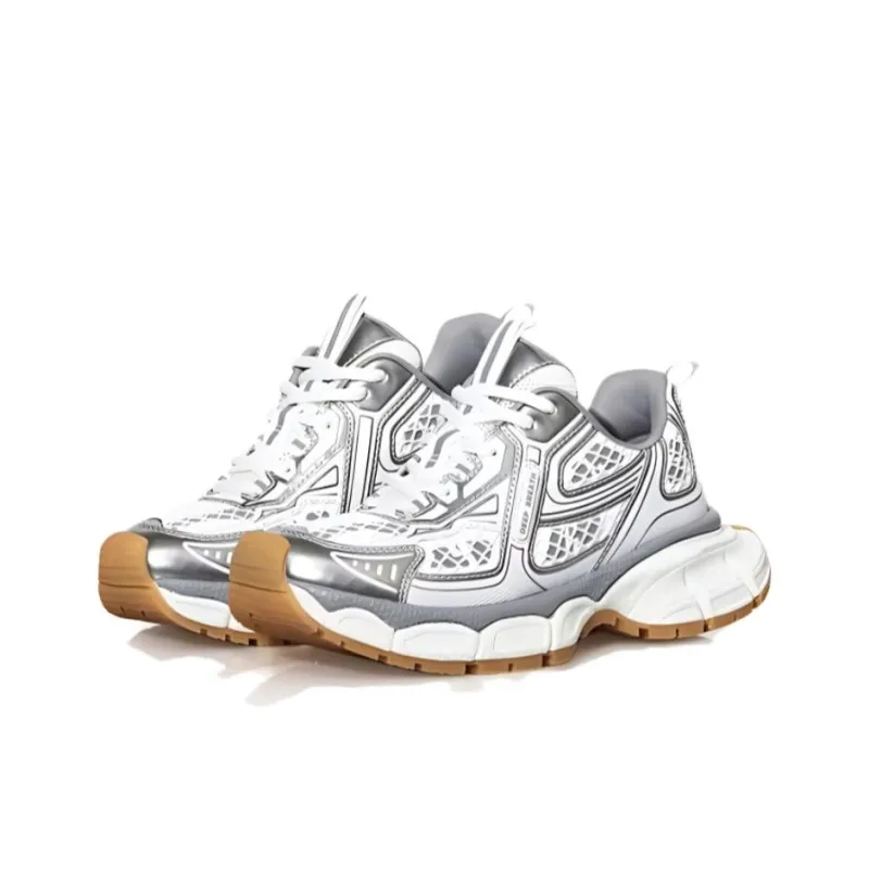Brother Is Really Good Cushioning Breathable Low-Top Chunky Sneakers Women's-2