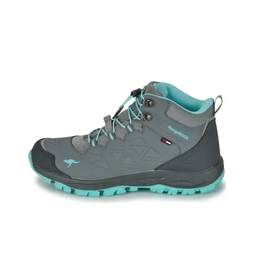 KangaROOS Hiking / Trekking Shoes Unisex Mid-Top Gray