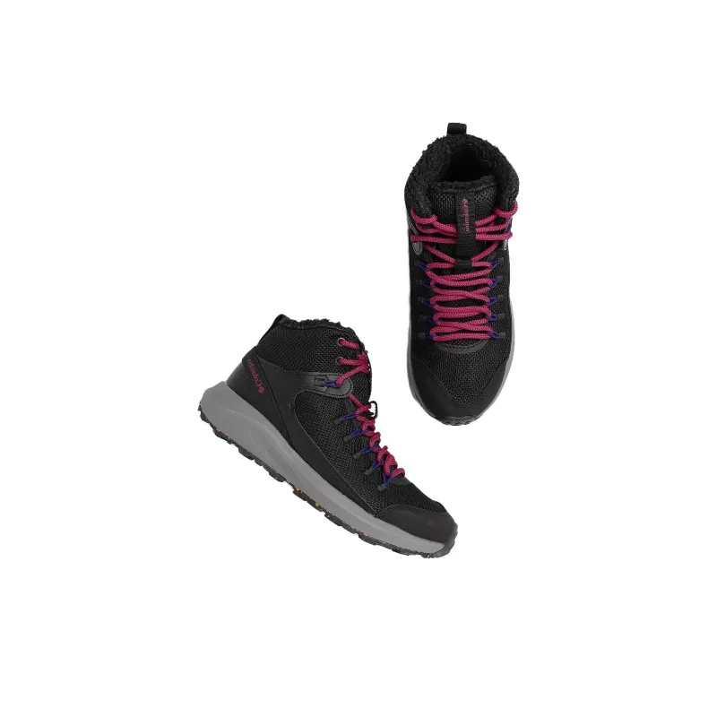 Columbia Trailstorm Wear-resistant And Waterproof Mid-Top Trekking Shoes Women's Black-2