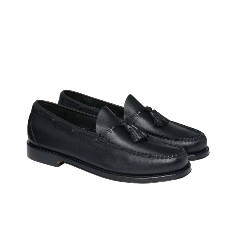 G.H. Bass & Co. Weejuns Larkin Boat Shoes Men's Black-2