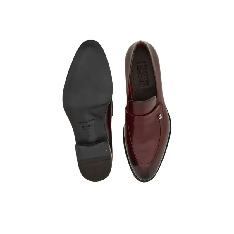 FERRAGAMO Tramezza Leather Loafers-4