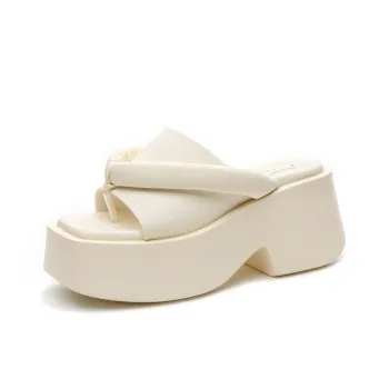 Shoe Cabinet Floral Language Odor-Resistant Abrasion-Resistant Slip-Resistant Flip Flops Women's