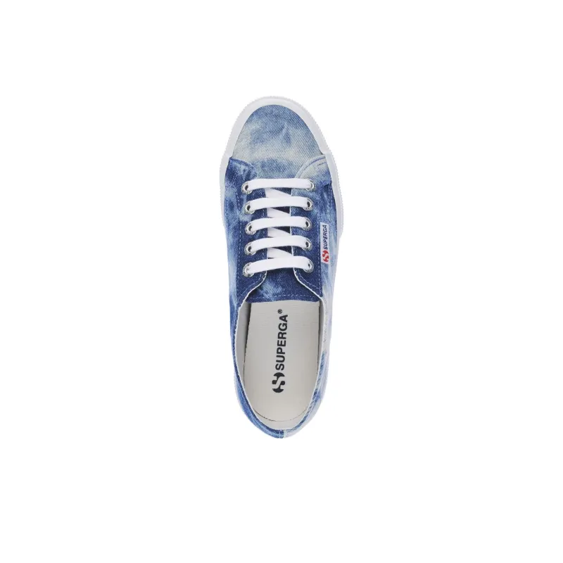 SUPERGA Low Top Skateboard Shoes Unisex Blue-4